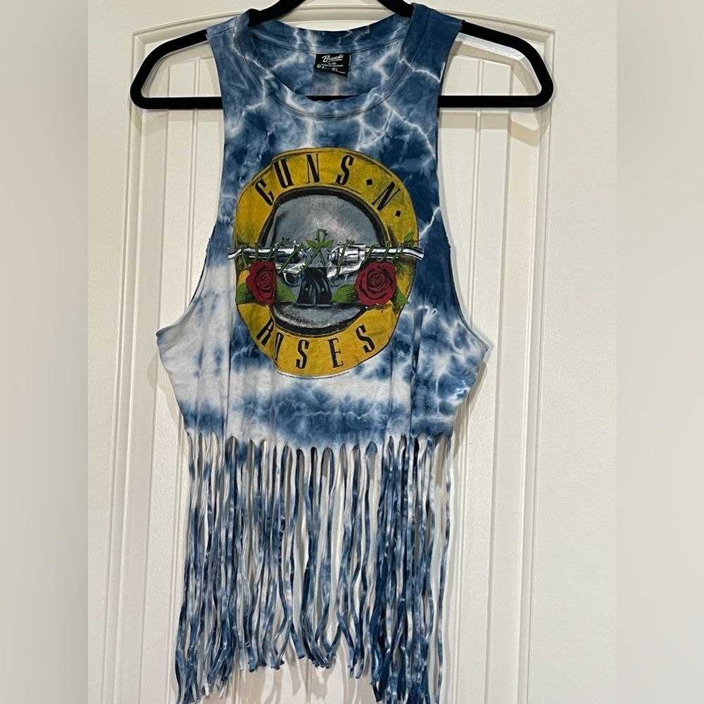 Women's Guns n Roses Beach Bikini Cover Up Vest Top Tank Top Large
